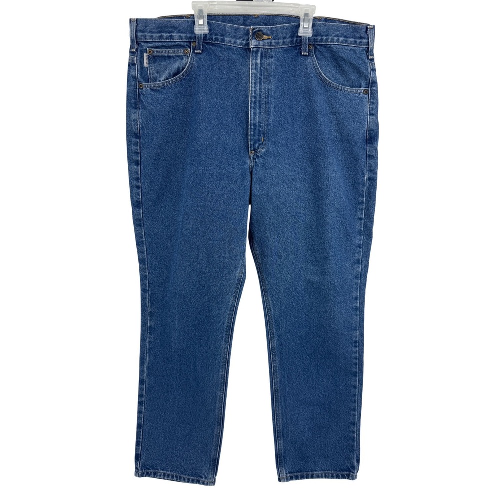 Carhartt B18 DST Traditional Fit Jeans Mens 40x30 Dark Stone Blue Denim Pants